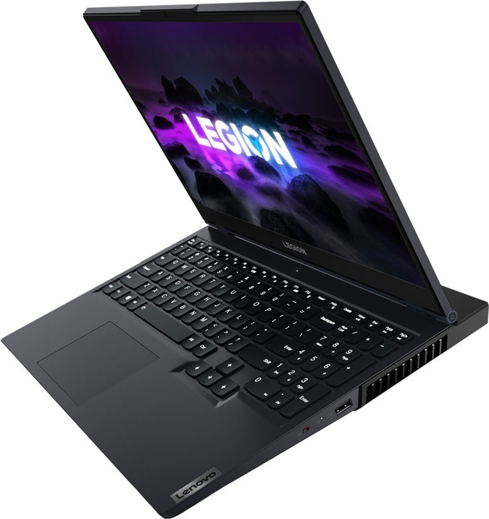 Ноутбук 15,6" Lenovo Legion 5 15ACH6 AMD Ryzen 7 5800H/16Gb/512Gb SSD/NV RTX3050Ti 4Gb/15.6" FullHD/DOS Синий (82JW003ERK)
