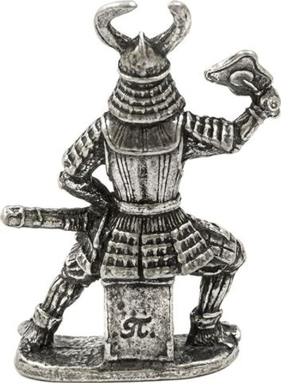 Фигурка Самураи "Тайса" олово. Игрушка литая металлическая 54 мм (1:32)