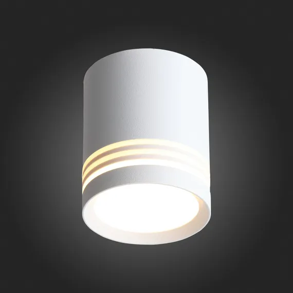 ST101.542.05 Светильник потолочный Белый LED 1*5W 4000K 390Lm Ra>80 120° IP20 D68xH80 170-240V Накладные светильники