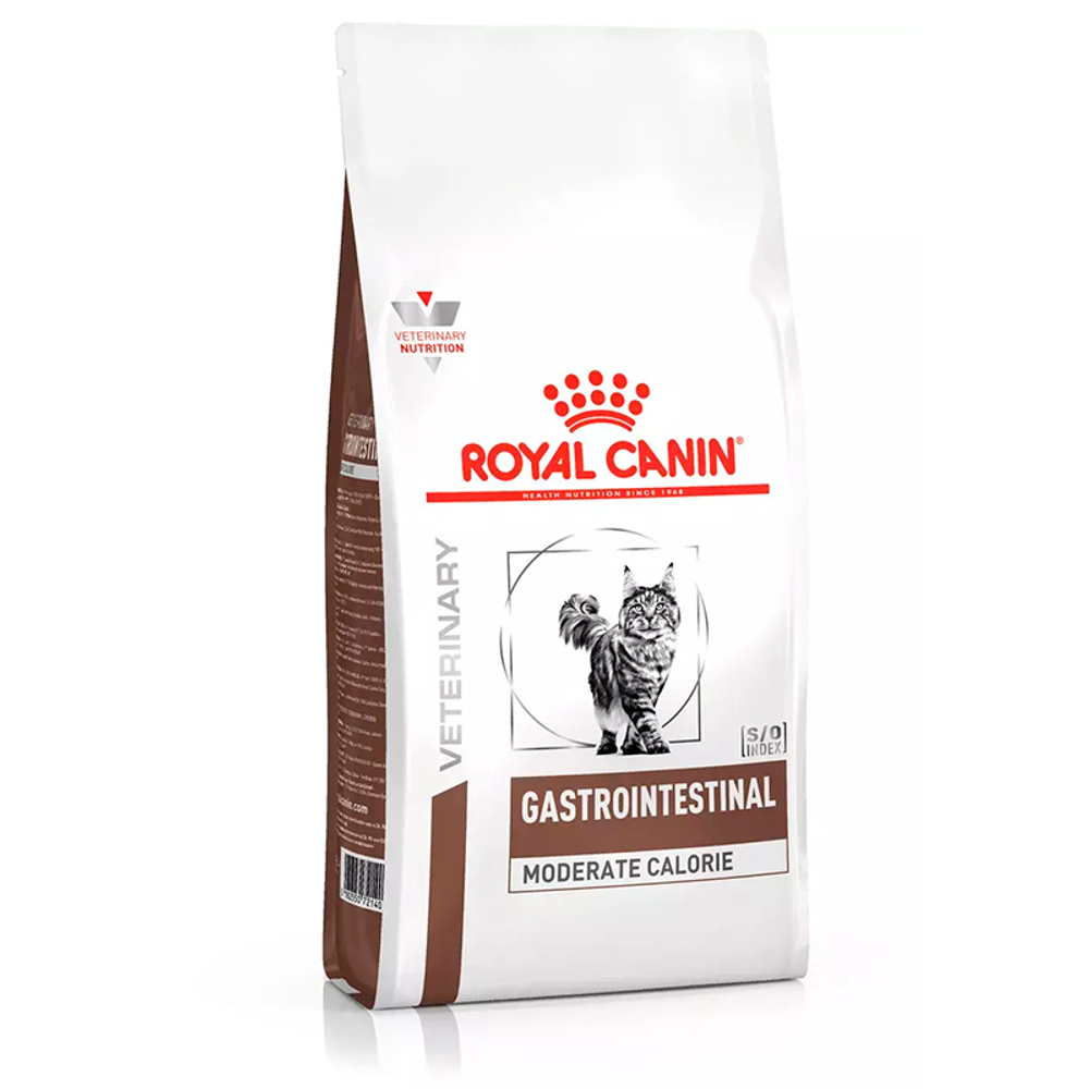 Сухой корм Royal Canin Gastrointestinal Moderate Calorie при нарушениях пищеварения для кошек 2 кг