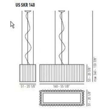 replica AXO LIGHT  Skirt pendant lamp