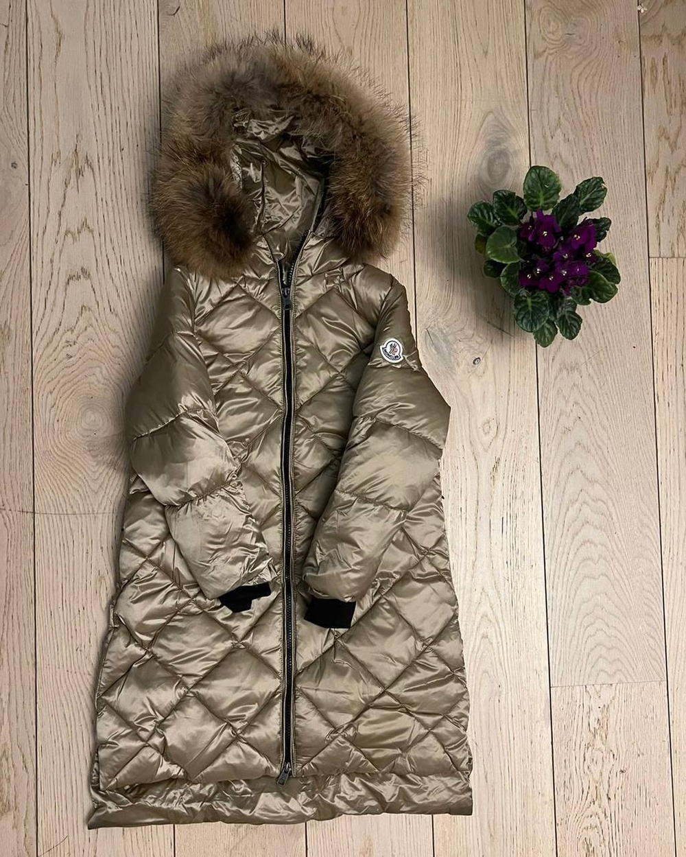 Детское пальто на пуху Moncler Coat