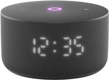 Умная колонка Яндекс Мини 3 с часами, черный