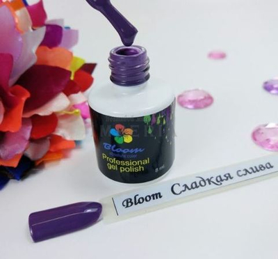 Гель-лак Bloom №166 "Сладкая слива" 8 мл
