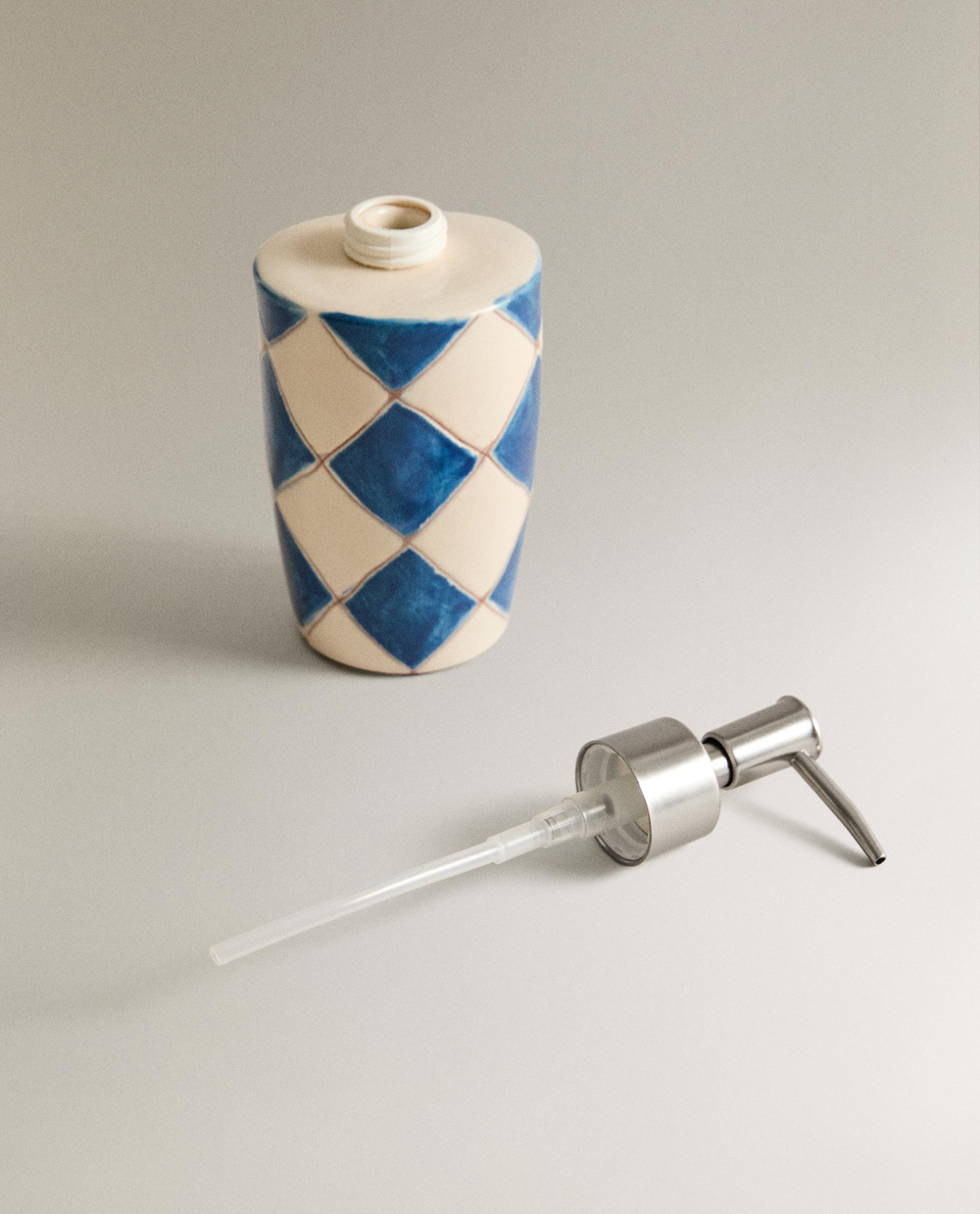 Zara Home стакан для ванной комнаты, фаянс, синий