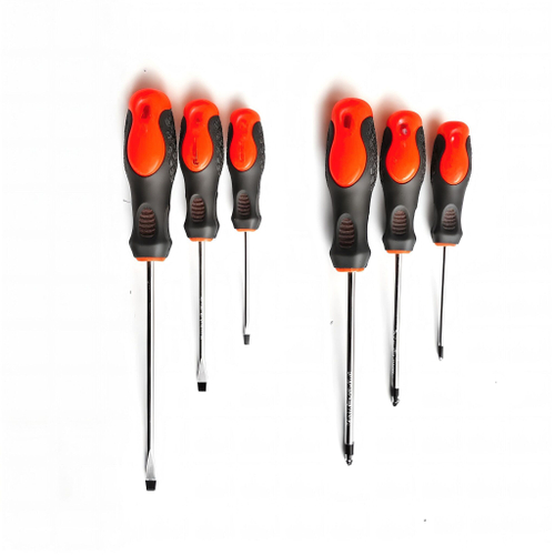 Набор отверток 6 шт. RODEO 701025 CrV сталь, магнитный наконечник, прорезиненные ручки