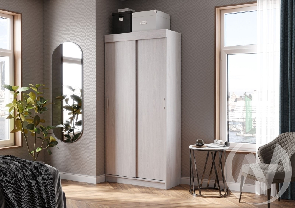 Шкаф-купе Евро (анкор светлый/анкор светлый)