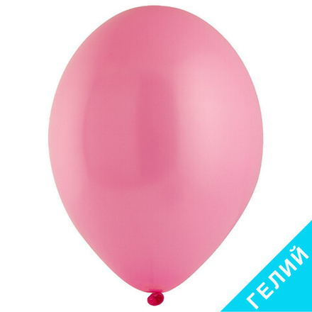 Воздушный шар, цвет 437 - розовый, пастель, с гелием