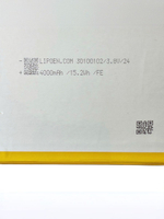 Аккумулятор для планшета KENSHI KIDS H34 LTE, 3,8 V / 4000 mAh / 101мм x 100мм x 3мм / коннектор 5 PIN