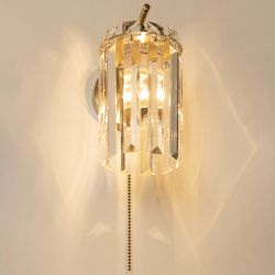 Citilux AXIS CL313413 Бра хрустальное с выключателем Бронза