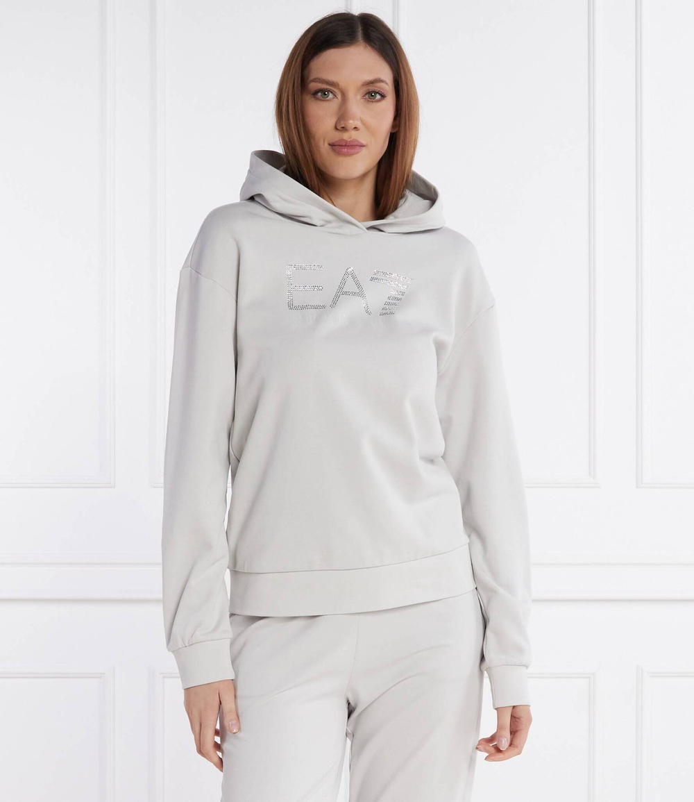Худи EA7 - серый(3DTM23 TJSYZ)