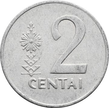 2 цента 1991 Литва