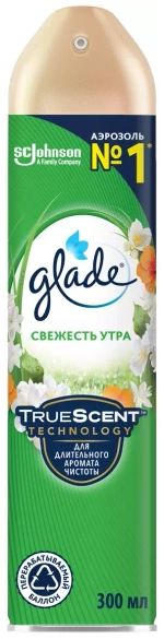 Glade освежитель воздуха Свежесть утра, 300 мл