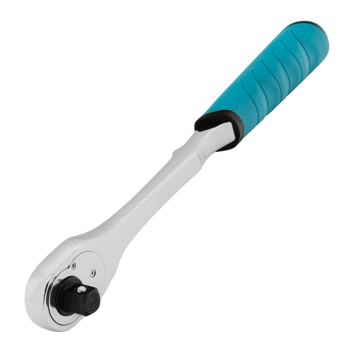 Ключ-трещотка 1/2", CrV, 90 зубьев, усиленный, хром Gross