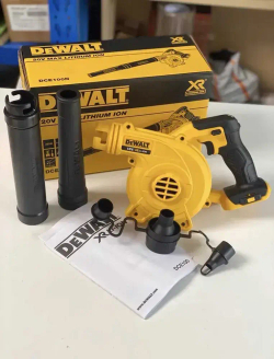DEWALT DCE100-1 20 В воздуходувка-пылесборник для домашнего компьютера, сдувка пыли, очистка листьев, опилок