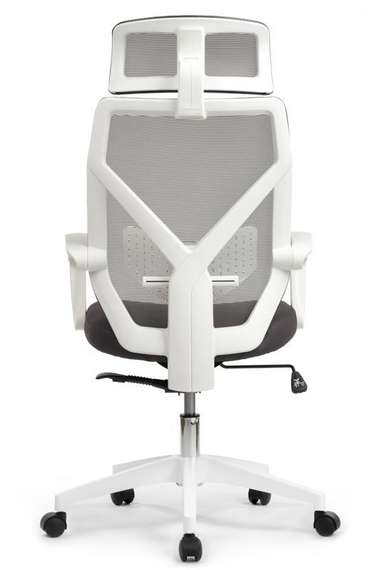 Кресло Oliver RCH W-203AC Белый пластик/Серый