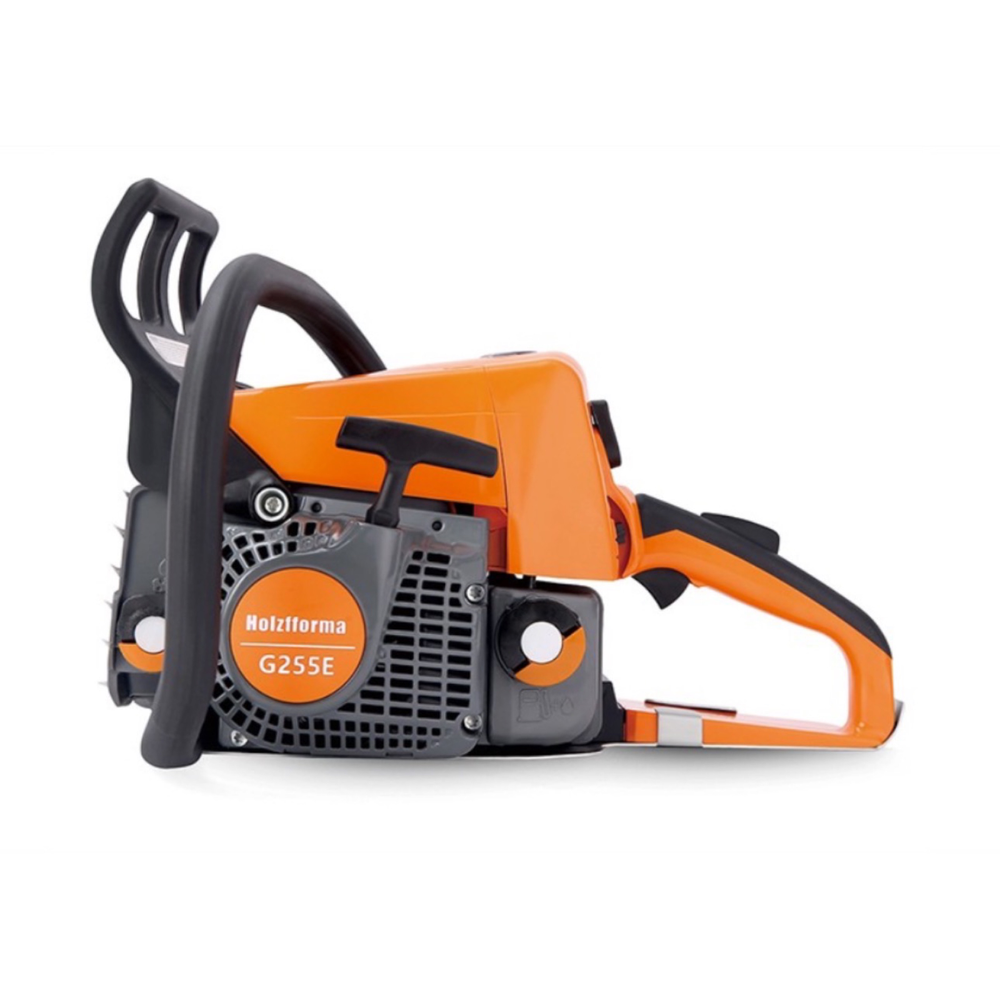 Бензопила G255E (с облегченным стартом) шина 40 см Holzfforma (45.4 см³, 3.1 л.с.(2.2 кВт), 16″(40 см), 0.325″, 1.6 мм., 62 звена)