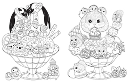 A Million Baby Animals. Coloring Book