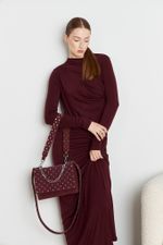 BAD GIRL LARGE BAG BORDO