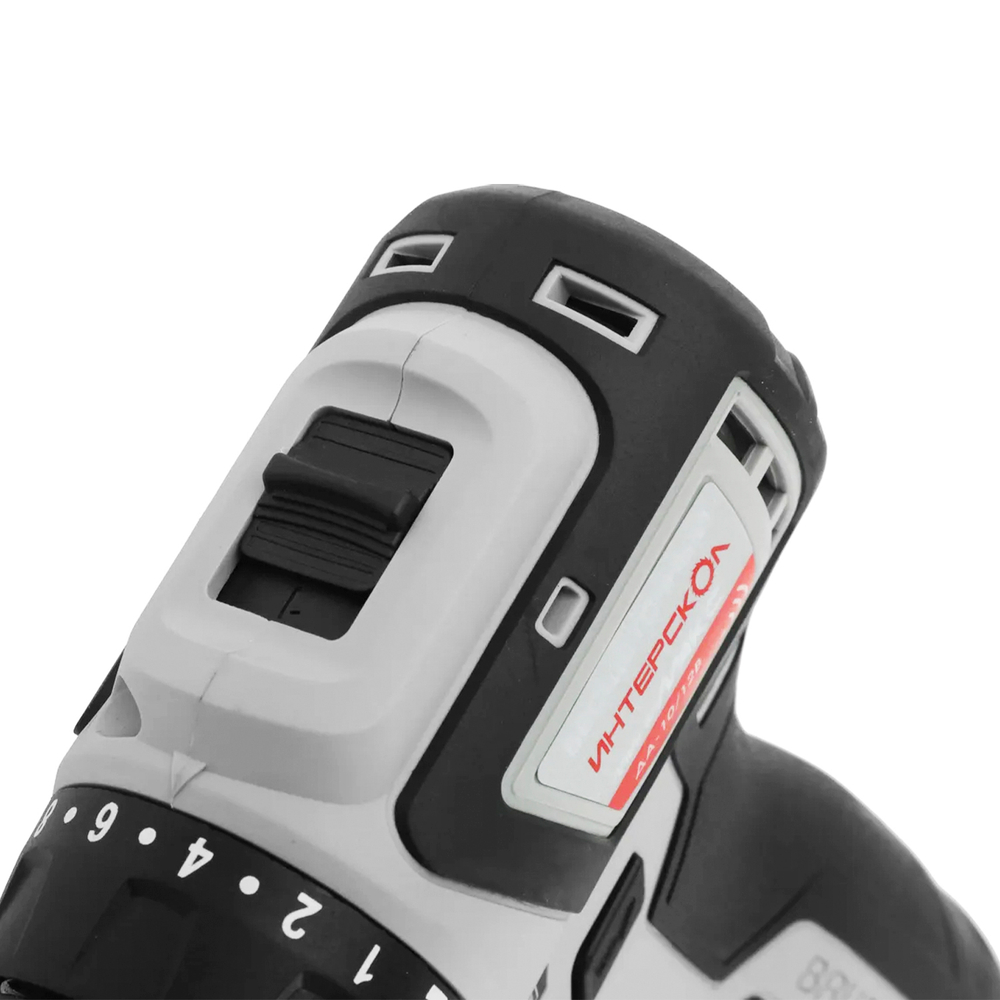 Бесщеточная профессиональная аккумуляторная дрель-шуруповерт ИНТЕРСКОЛ МиниМАКС ДА-10/12В 36