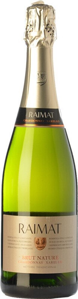 Вино игристое Кава Раймат Брют Натюр Шардоне-Шарелло