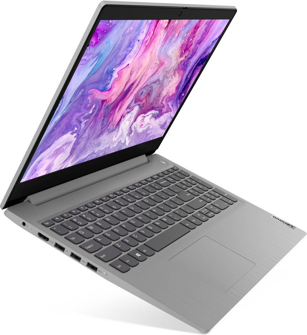 Ноутбук Lenovo IdeaPad 3 15ADA05 15,6; FHD TN/ ATHLON SILVER 3050U/ 8Gb/ 256Gb SSD/ UMA/ DOS/ Platinum Grey 81W100C8RK