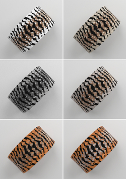 Схема PEYOTE, Схема браслета мозаичное плетение, узор из Miyuki Delica 11/0, файл PDF, №380