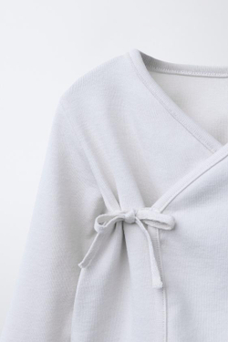 ZARA КОМПЛЕКТ ДЛЯ НОВОРОЖДЕННОГО И МЕШОЧЕК, ПАСТЕЛЬНО-СИНИЙ