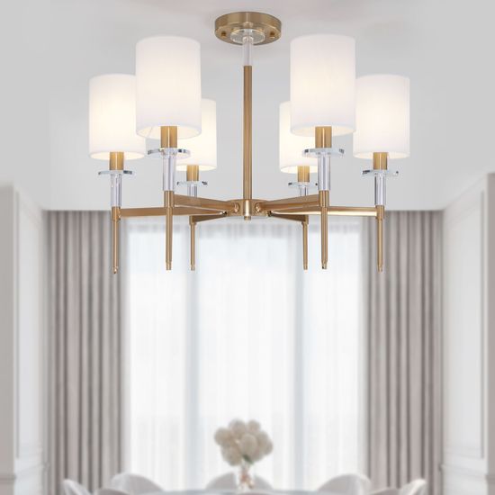 60132/6 / потолочный светильник / латунь