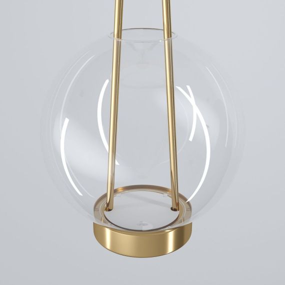 Подвесной светодиодный светильник Eurosvet Frasco 50267/1 LED латунь