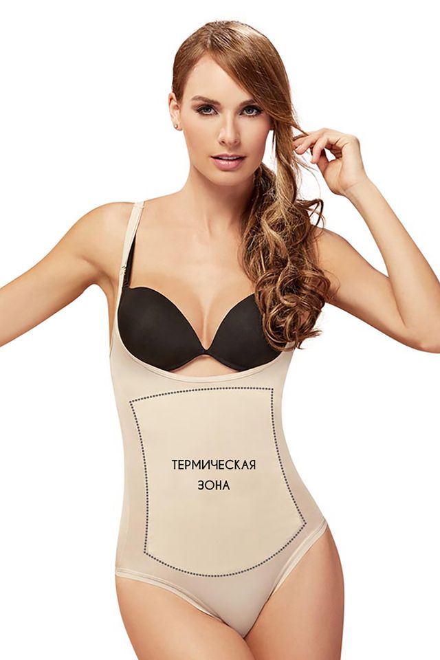 Боди-трусы стринг Natural