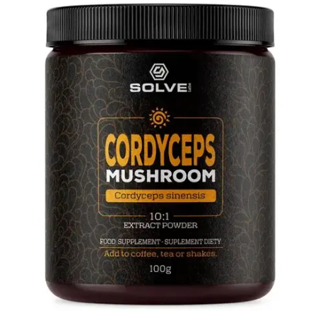 Solve Labs Cordyceps Mushrom Powder 10:1 - китайская булава, 100 г