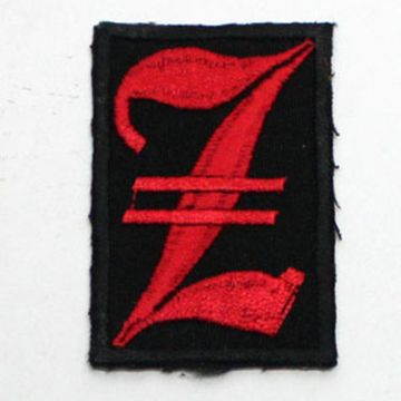 Нашивка буква "Z" (красная)