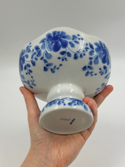 Ваза с синими цветами Wallendorf