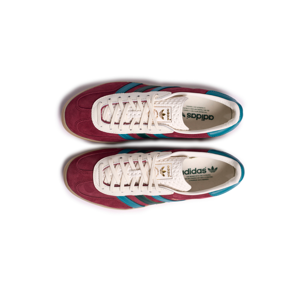 Adidas Gazelle Indoor "Collegiate Burgundy Green"
