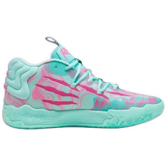 PUMA MB.03 Баскетбольные кроссовки MID Топ Синий красный Мужские