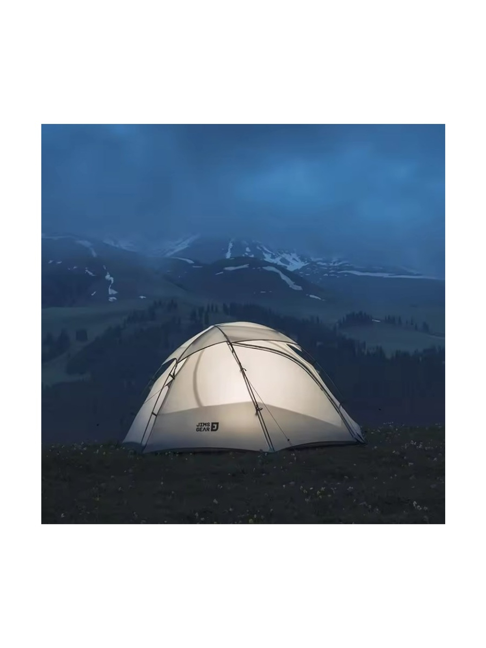Палатка Naturehike Jims Gear Si 2-местная, алюминиевый каркас, сверхлегкая, белая