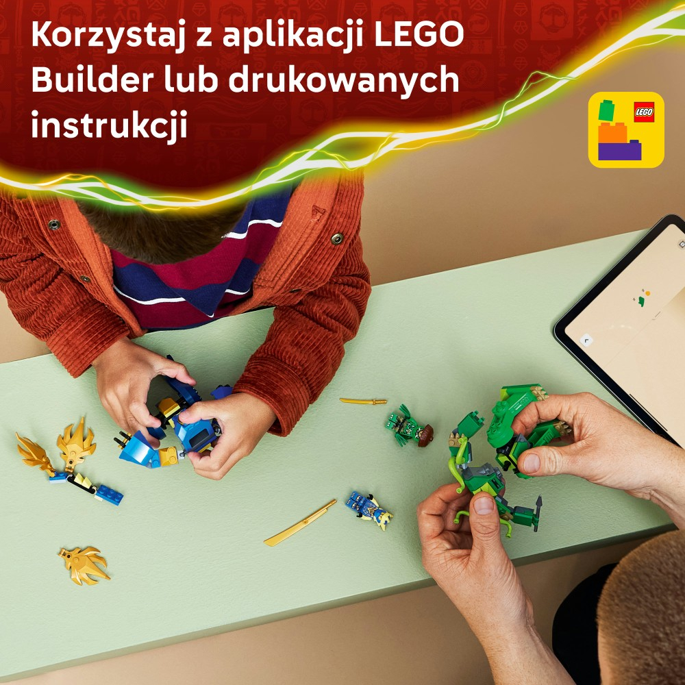 LEGO Ninjago - Битва в драконьем мхе Джая 71853
