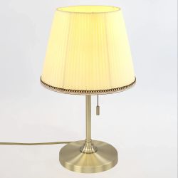 Citilux Линц CL402733 Настольная лампа бронза с кремовым абажуром