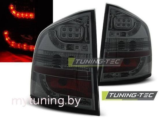Задние фонари Skoda Octavia 2 smoke led