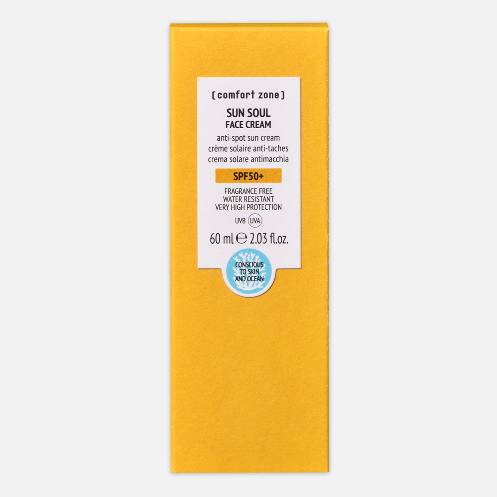 SUN SOUL FACE CREAM SPF50+ СОЛНЦЕЗАЩИТНЫЙ КРЕМ ДЛЯ ЛИЦА SPF50, 60 мл