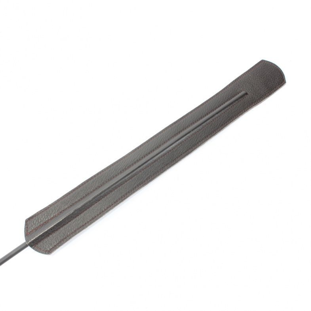 Коричневый королевский стек из кожи - 80 см.