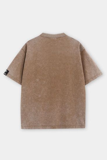 Футболка SHMOT Blank Garment Dye бежевый