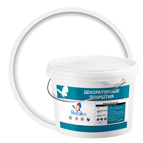 Краска Резолюкс Мицар ВД-АК 224 влагостойкая белая 15 кг