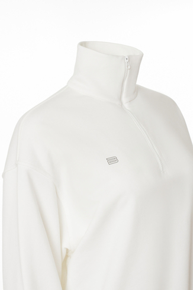 «City vibe half-zip» Свитшот свободного кроя с принтом.