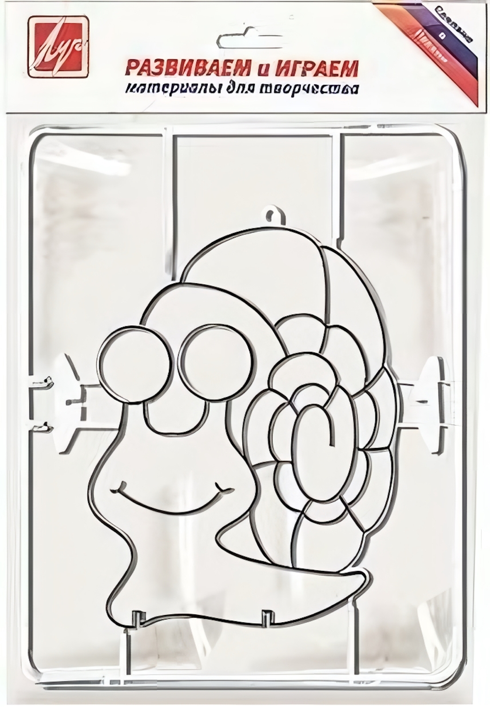 Трафарет для витража "Улитка" (Луч)