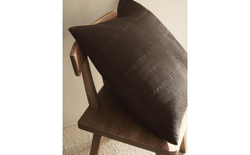 Zara Home наволочка декоративная из хлопка, коричневый, 60x60 см