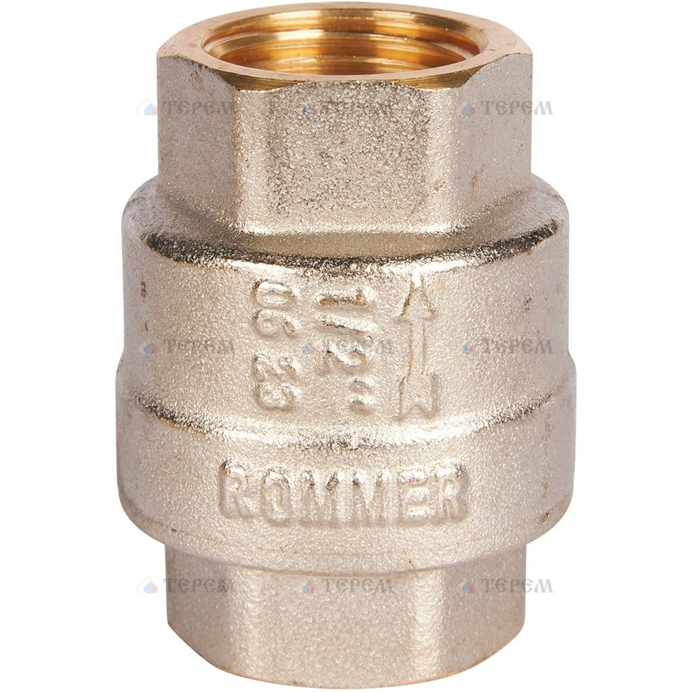 ROMMER RVC-0001-000015 ROMMER 1/2  Клапан обратный пружинный муфтовый с металлическим седлом