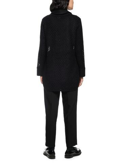 Marc Cain Кардиган сетчатой вязки с накладными карманами