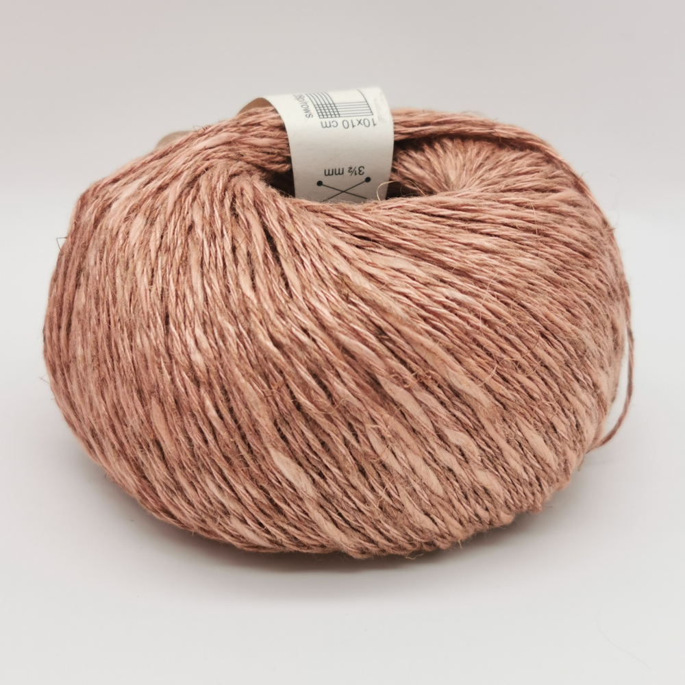 Пряжа для вязания Scarlet 888007, 58% лен, 16% хлопок, 26% вискоза (50г 150м Дания)